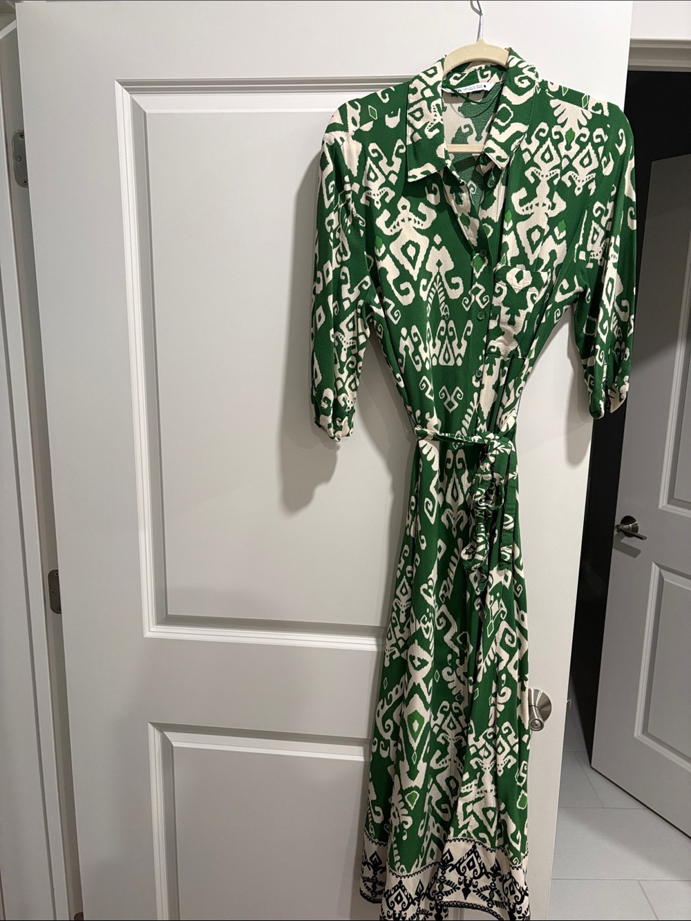 Zara Long Print Dress